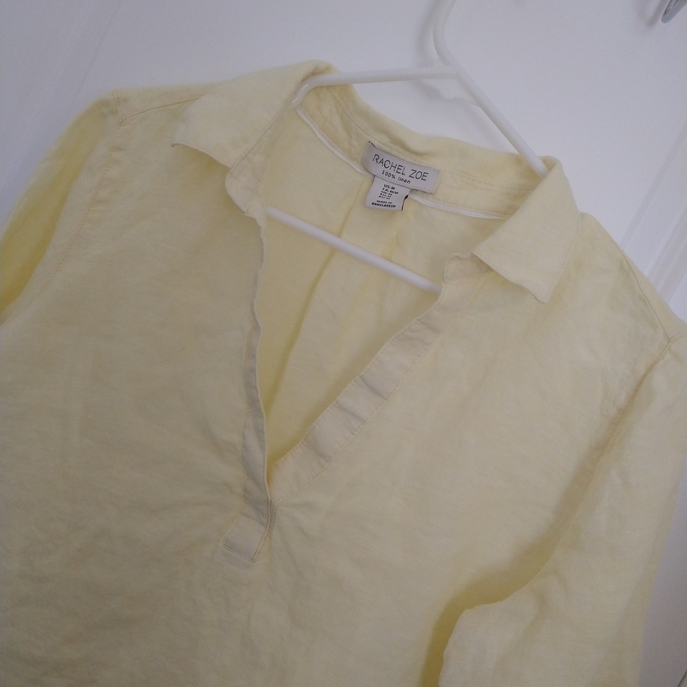 Rachel Zoe Pale Yellow Top
